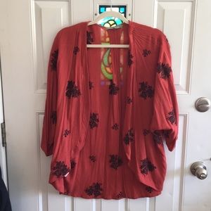 Short sleeve cardigan